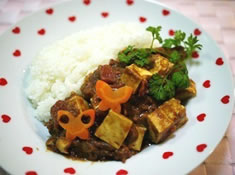 ヘルシートマト＆豆腐カレー♪
