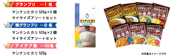コンテスト賞品