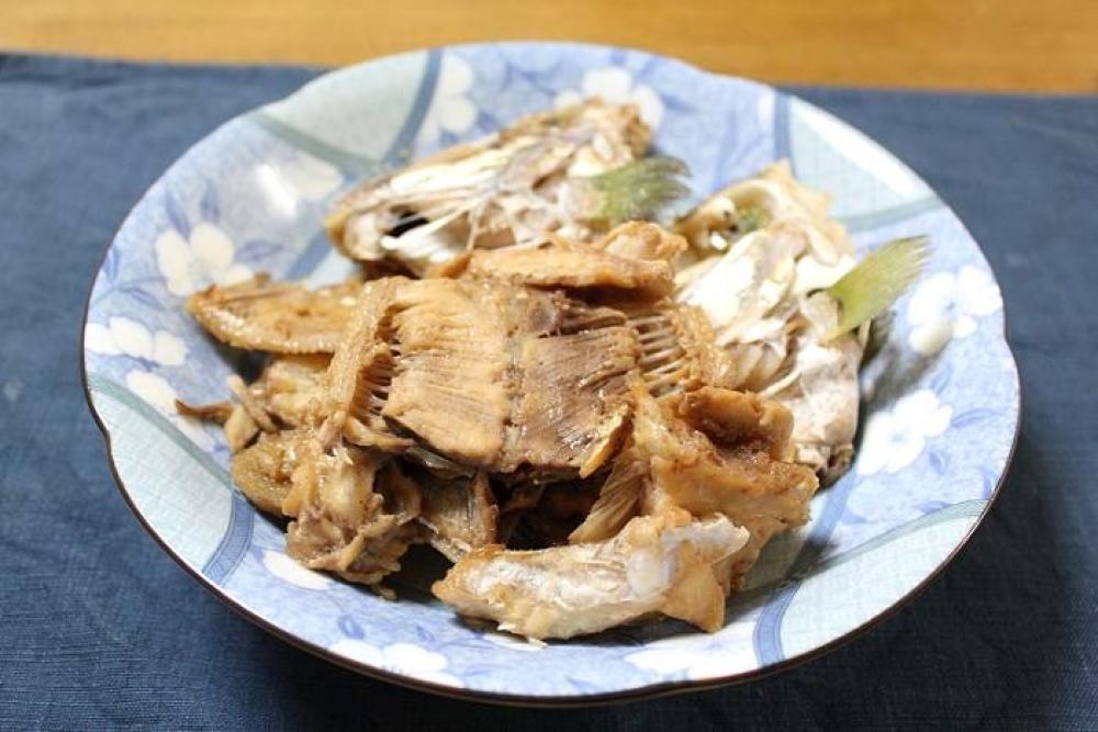 ウマヅラハギのあら煮