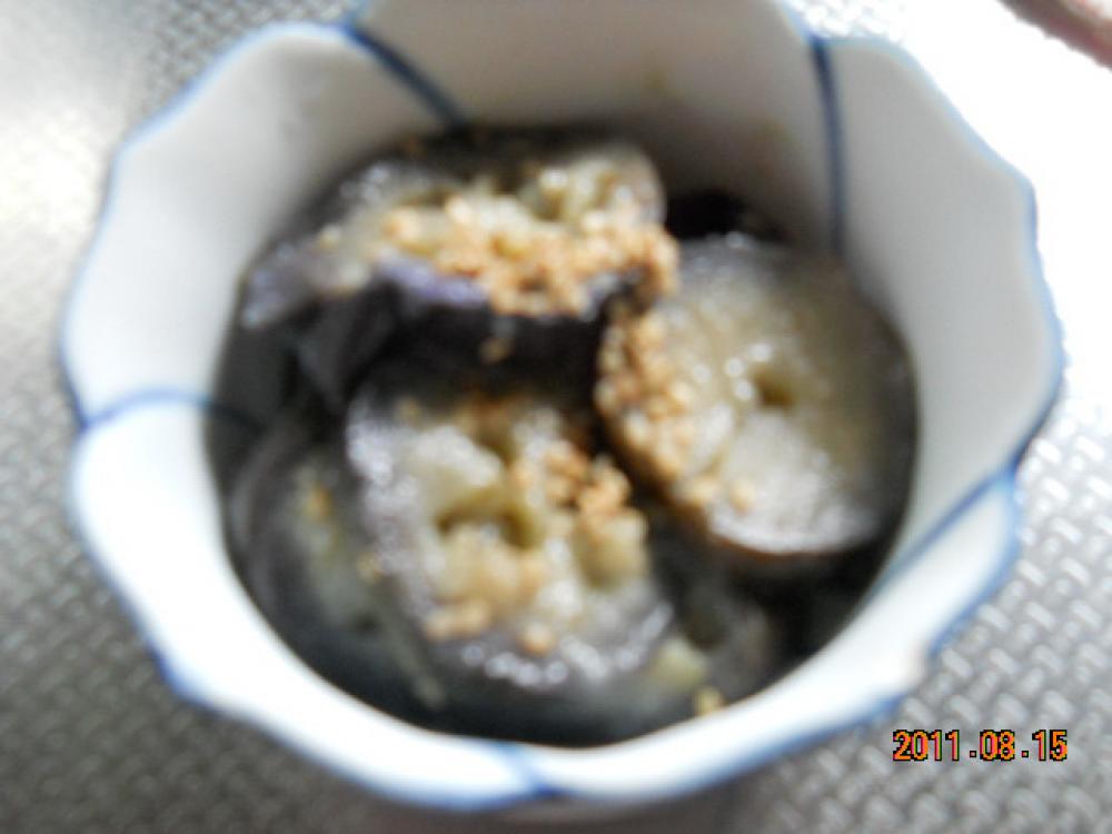 茄子の甘味噌炒め
