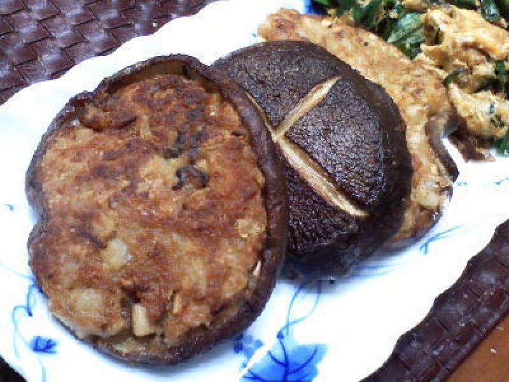 椎茸の野菜包み焼き