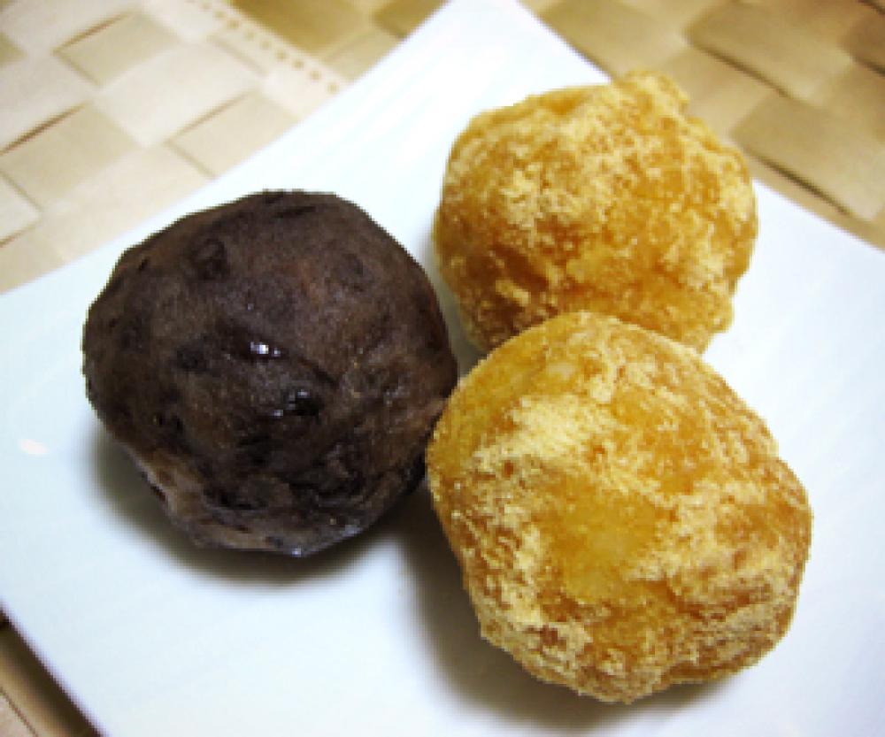 残りご飯で☆ひとくちおはぎ