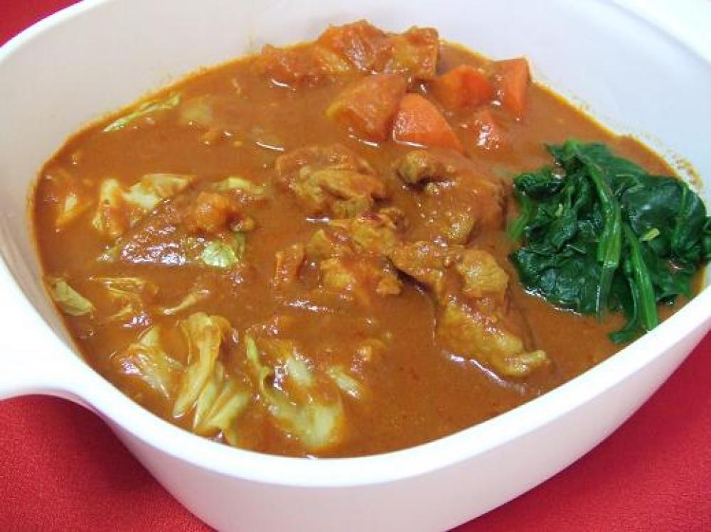 本格インドな「トマトカレー鍋」 