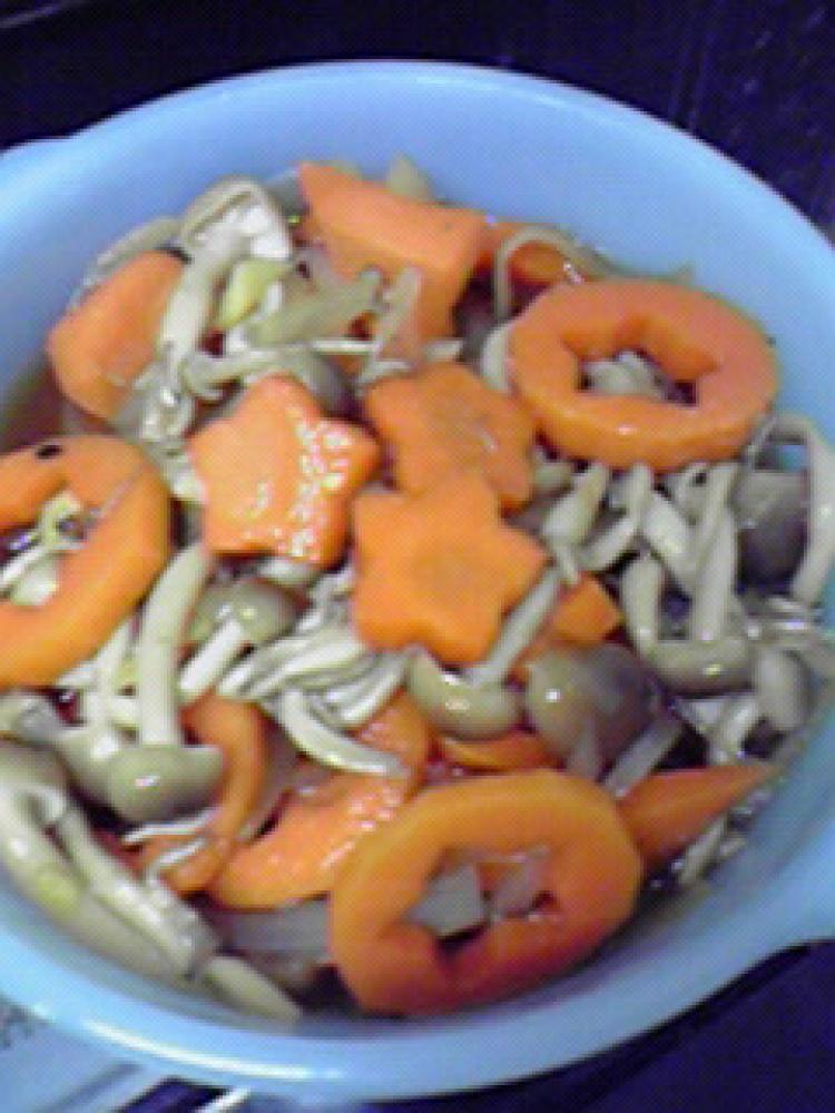 レンジで簡単☆しめじと人参のさっぱり煮♪