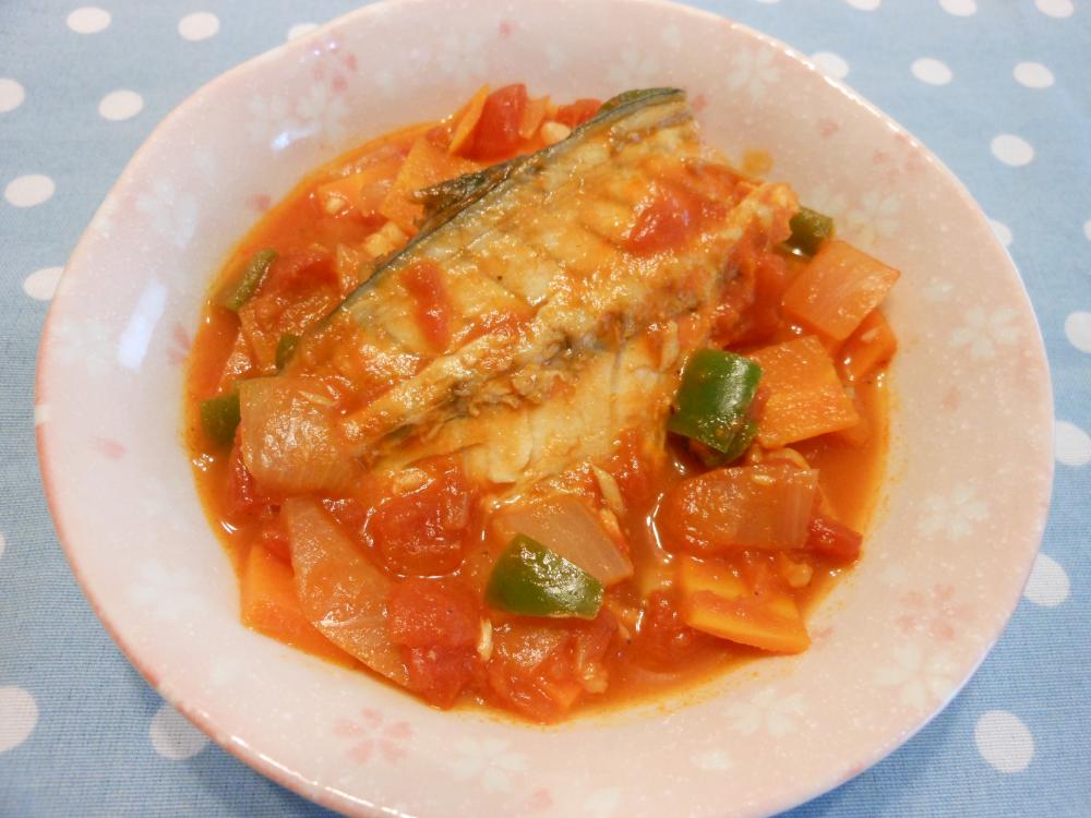 さばと野菜のトマト煮