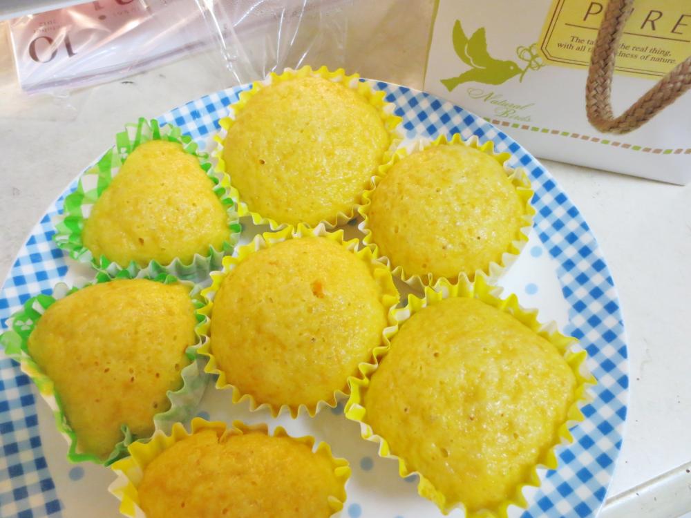 秋にんじんのほっこり蒸しパン