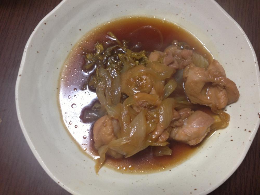 たまねぎと鶏肉のスッパ煮